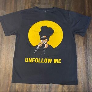 Erykah Badu Unfollow Me Tour 2023 Size Medium – Yasiin Bey Guest – Black T Shirt
